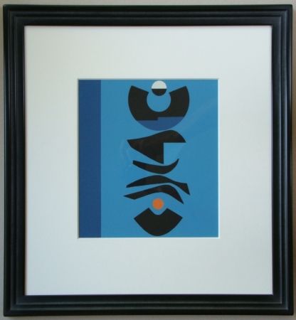 Sérigraphie Pillet - Composition, 1967