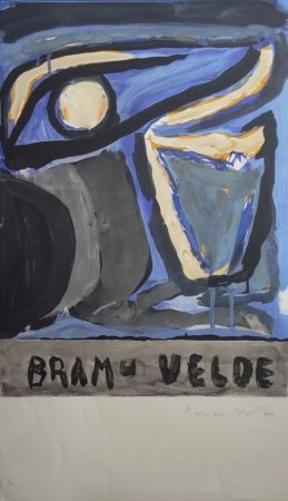 Lithographie Van Velde - Composition 1970