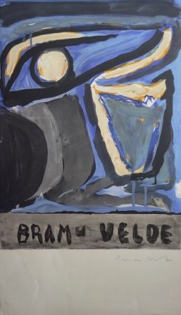 Lithographie Van Velde - Composition 1970