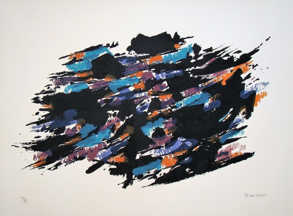 Lithographie Manessier - Composition, 1971