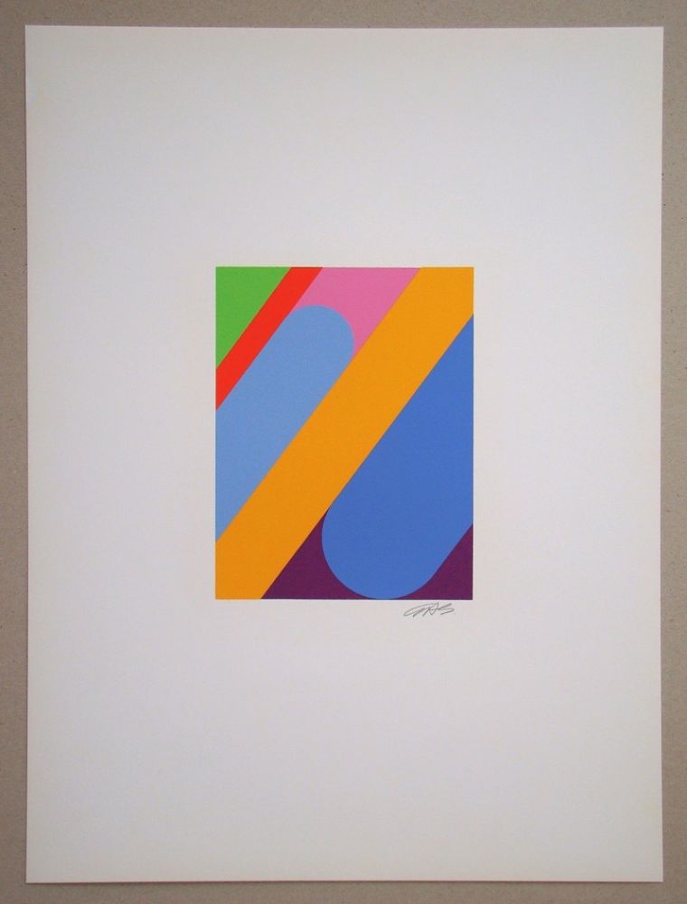 Sérigraphie Béöthy Steiner - Composition, 1972