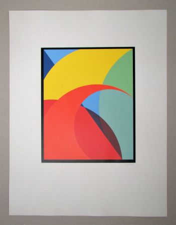 Sérigraphie Béöthy Steiner - Composition, 1972