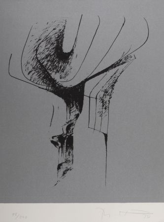 Lithographie Heiliger - Composition, 1972 - Hand-signed