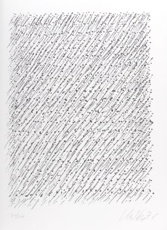 Lithographie Uecker - Composition, 1979 - Hand-signed