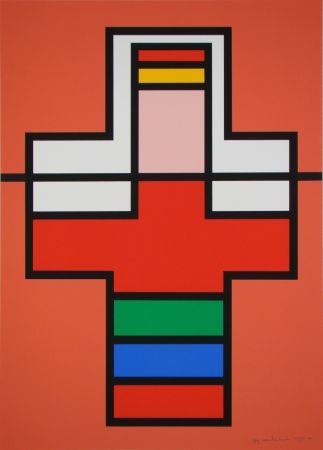 Sérigraphie Vandenbranden - Composition, 1988