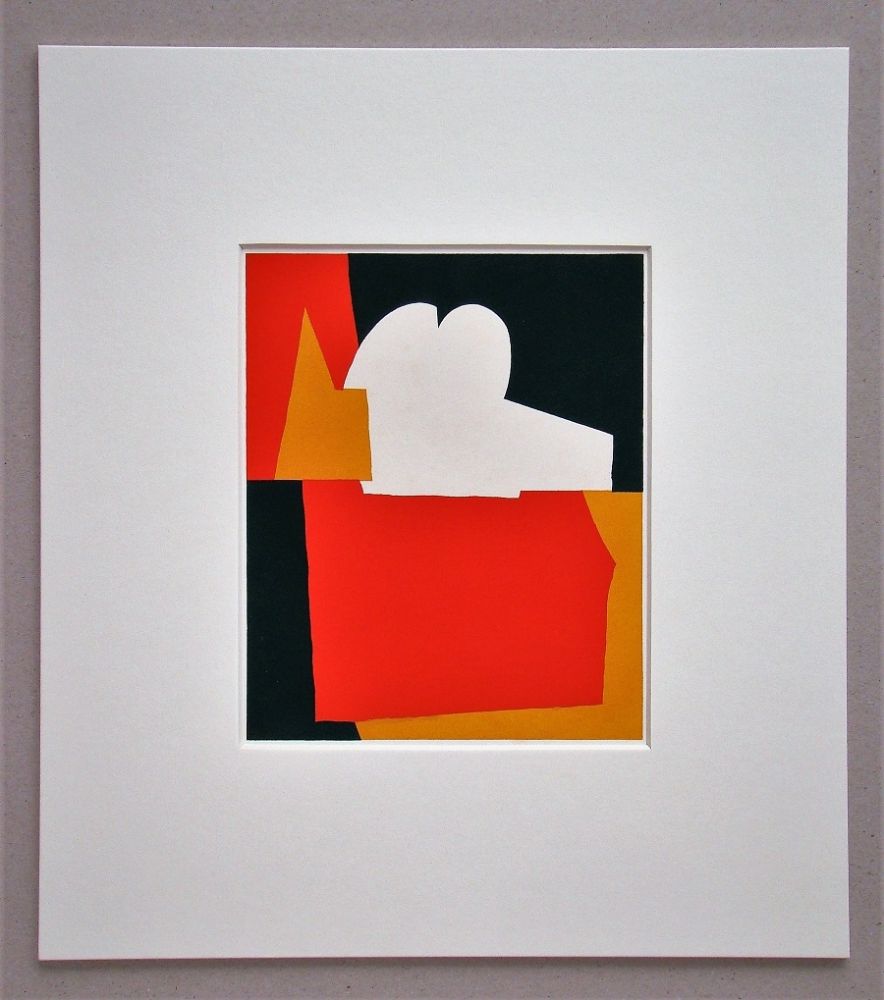 Pochoir Poliakoff - Composition abstrait