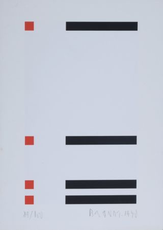 Sérigraphie Brandt - Composition abstraite #1
