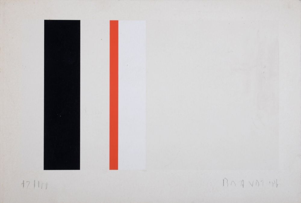 Sérigraphie Brandt - Composition abstraite #2