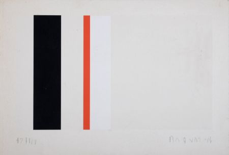 Sérigraphie Brandt - Composition abstraite #2