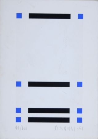 Sérigraphie Brandt - Composition abstraite #6