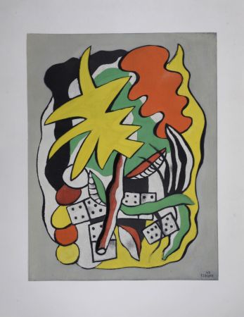 Aucune Technique Léger (After) - Composition aux dominos, circa 1950.