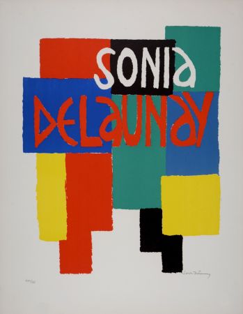 Lithographie Delaunay - Composition, c. 1972 - Hand-signed