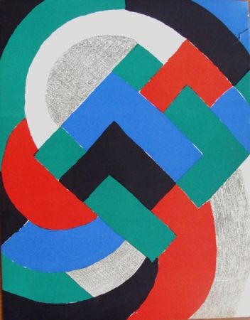 Lithographie Delaunay - Composition du XXe Siecle