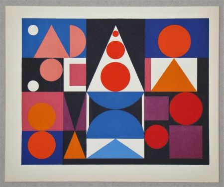 Sérigraphie Herbin - Composition Fer Acier