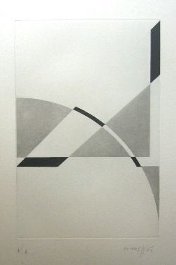 Gravure Honegger - Composition géométrique 1