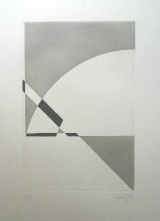 Gravure Honegger - Composition géométrique 3