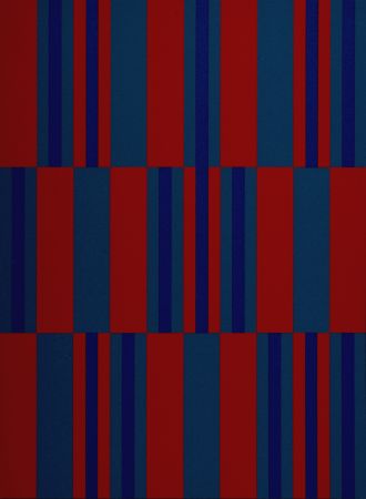 Sérigraphie Vacossin - Composition #III, 1989