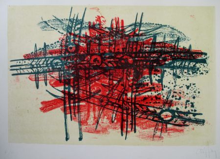 Lithographie Lam - Composition IV