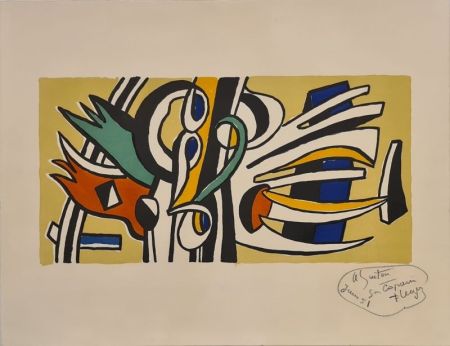 Lithographie Leger - Composition Murale 