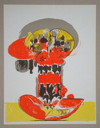 Lithographie Sutherland - Composition pour XXe Siècle