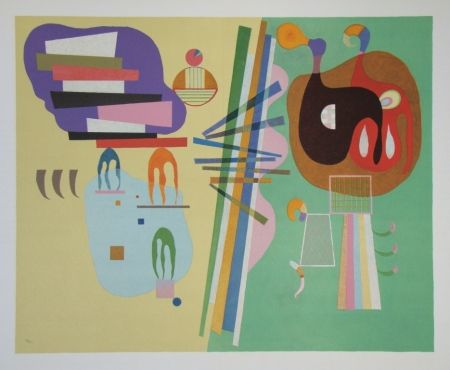 Lithographie Kandinsky - Composition, période parisienne 1934-1944