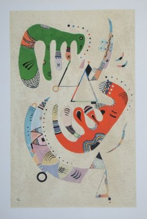 Lithographie Kandinsky - Composition, période parisienne 1934-1944
