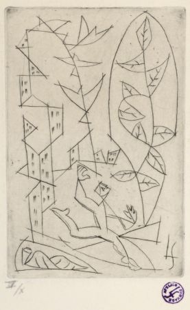Eau-Forte Survage - Composition surréaliste (B), c. 1930s