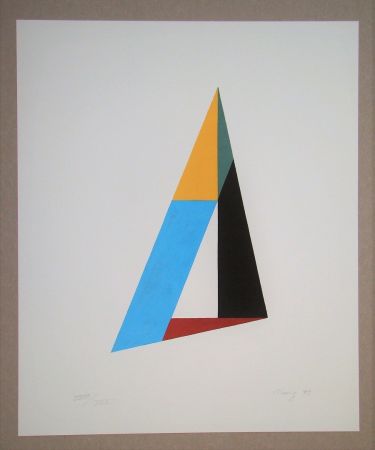 Lithographie Chung - Composition Triangle