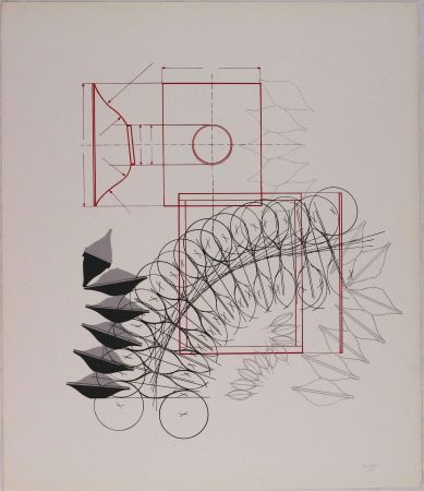 Lithographie Bonalumi - Composizione 
