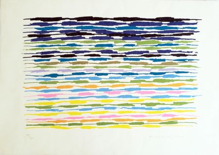 Lithographie Dorazio - Composizione 2