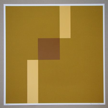 Sérigraphie Maiolino - Composizione concreta, 1997