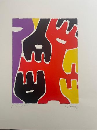 Lithographie Capogrossi - Composizione per XX Siecle