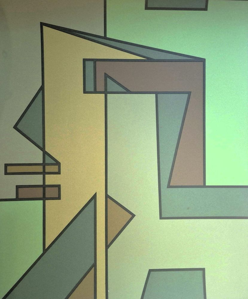 Lithographie Reggiani - Composizione Verde
