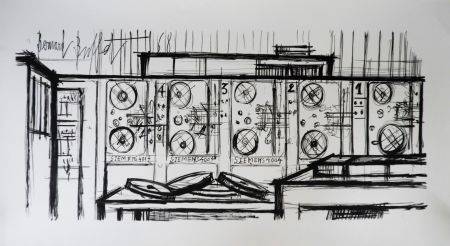 Lithographie Buffet - Computer, Siemens,