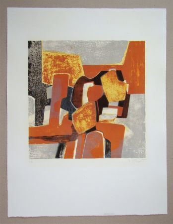 Lithographie Planet - Conversation