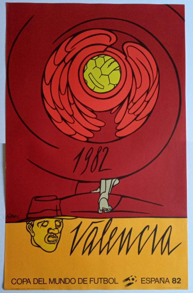 Affiche Adami - Copa del Mundo 1982 - Valencia