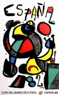 Affiche Miró - Copa del mundo 82