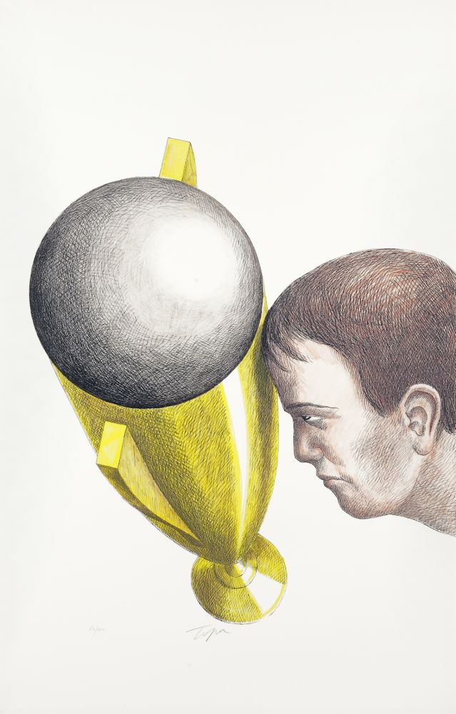 Lithographie Topor - Copa del mundo de futbol