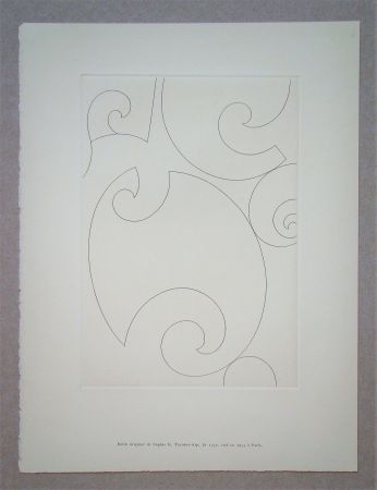 Gravure Taeuber-Arp - Coquilles, 1937