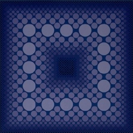 Sérigraphie Vasarely - CORONA