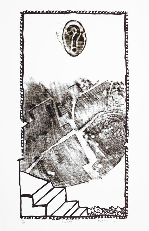 Lithographie Alechinsky - Corps et Biens