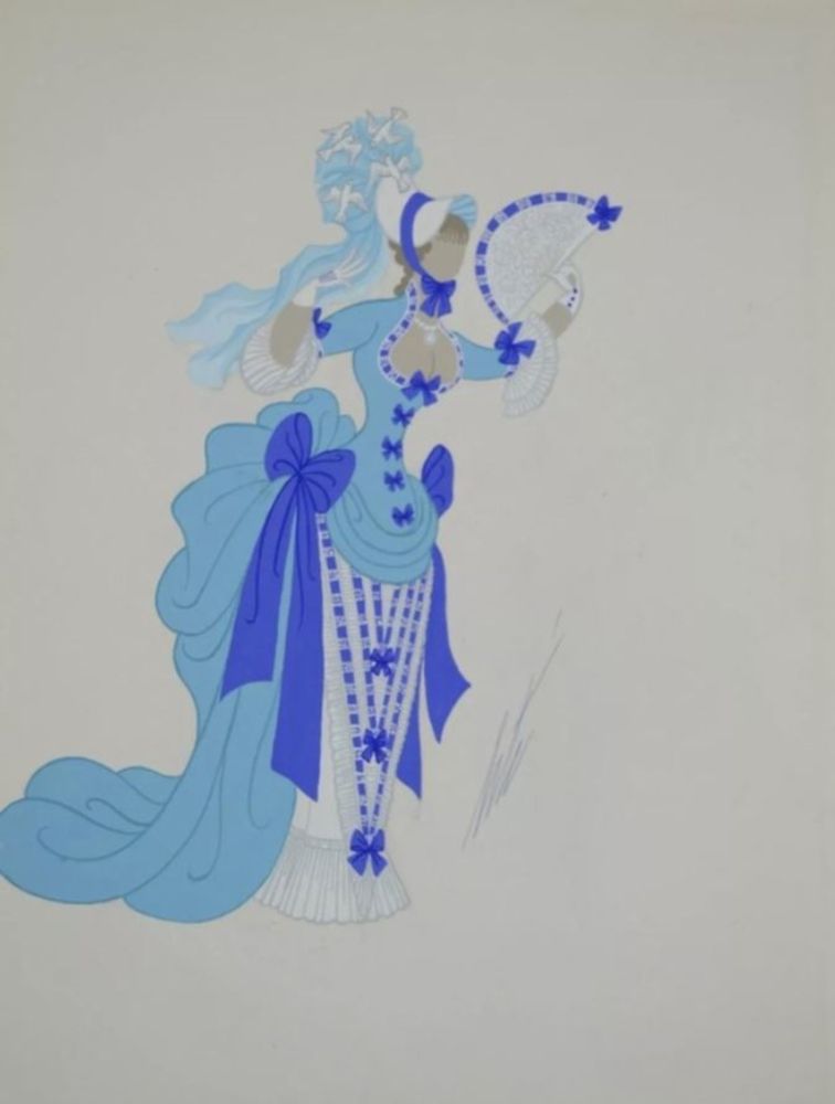 Multiple Erte - Costume For Shadowgraph Scene, The Last Song, “Song”, #2