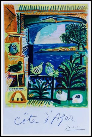 Lithographie Picasso - COTE D'AZUR