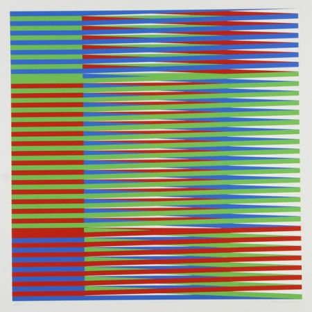 Sérigraphie Cruz-Diez - Couleur additive