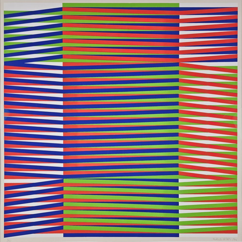 Sérigraphie Cruz-Diez - Couleur Additive. No 8