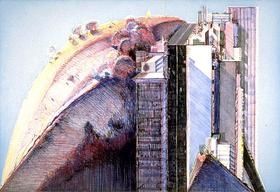 Gravure Thiebaud - Country City