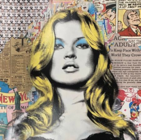 Sérigraphie Mr. Brainwash - Cover Girl