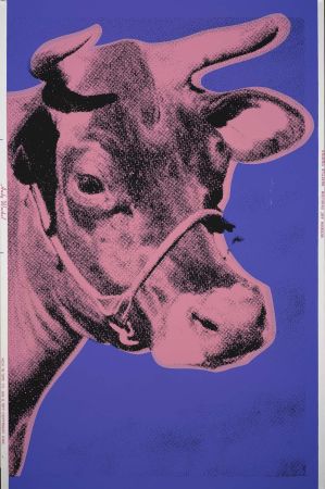 Sérigraphie Warhol - Cow (FS II.12A) (Signed)