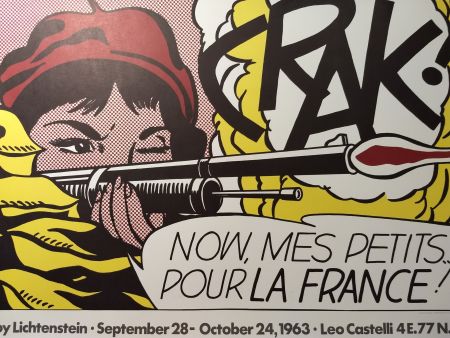 Affiche Lichtenstein - Crak