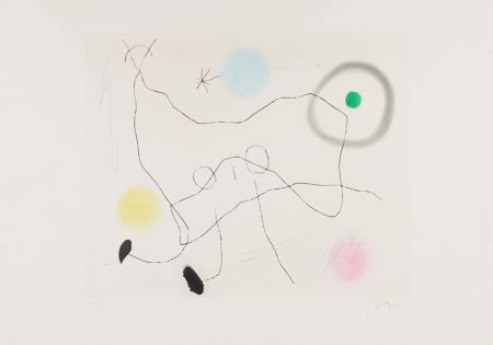 Gravure Miró - Crapaud Lyre